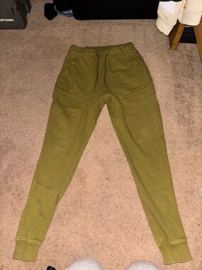Original Use Olive Green Jogger Hoodie Interior Label